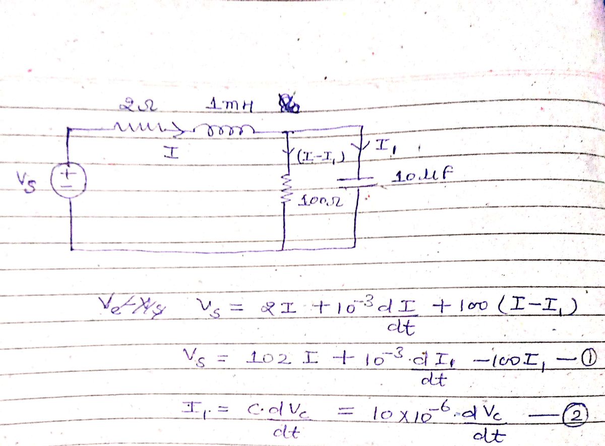 Electrical Engineering homework question answer, step 1, image 1